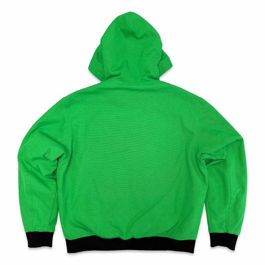 Suture Studios 12oz. Canvas Hooded Work Jacket Green Leopard