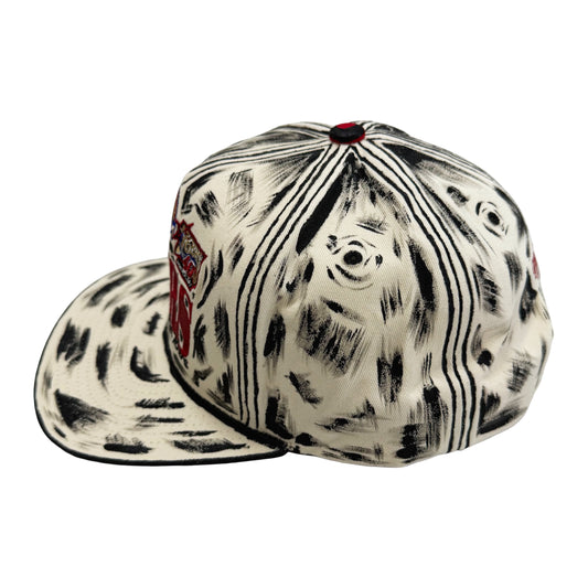 Suture Studios 1 of 1 Hand Painted Philadelphia 76ers 6-Panel Hat