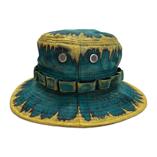 Suture Studios 1 of 1 Oxidized Bronze Hand Painted Boonie Hat