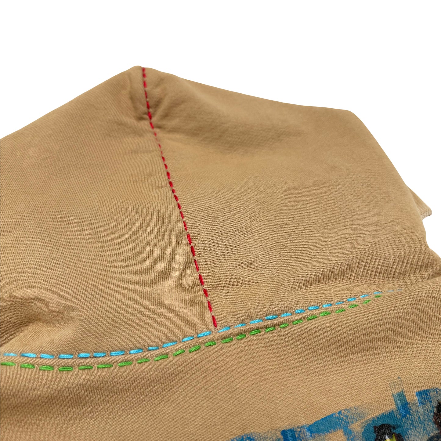 Suture Studios Consume Hand Painted Embroidered Hoodie Large