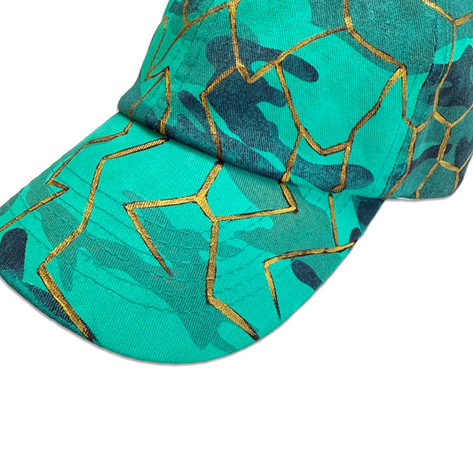 Suture Studios Hand Painted Kintsugi 6-Panel Hat