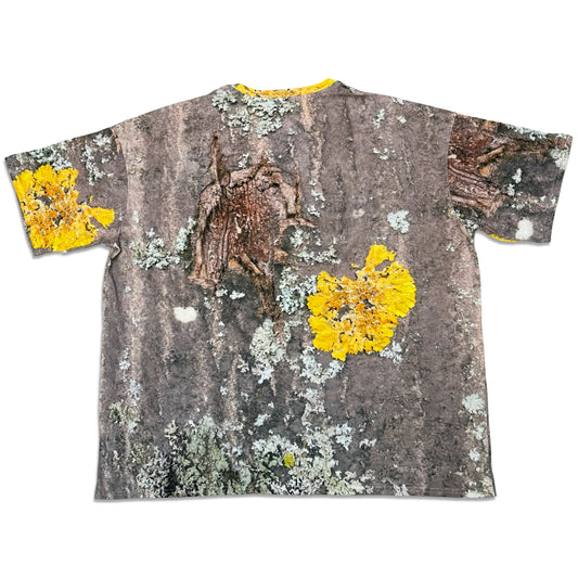 Suture Studios Tree Lichen Camouflage All Over Graphic Pattern Oversized T-shirt