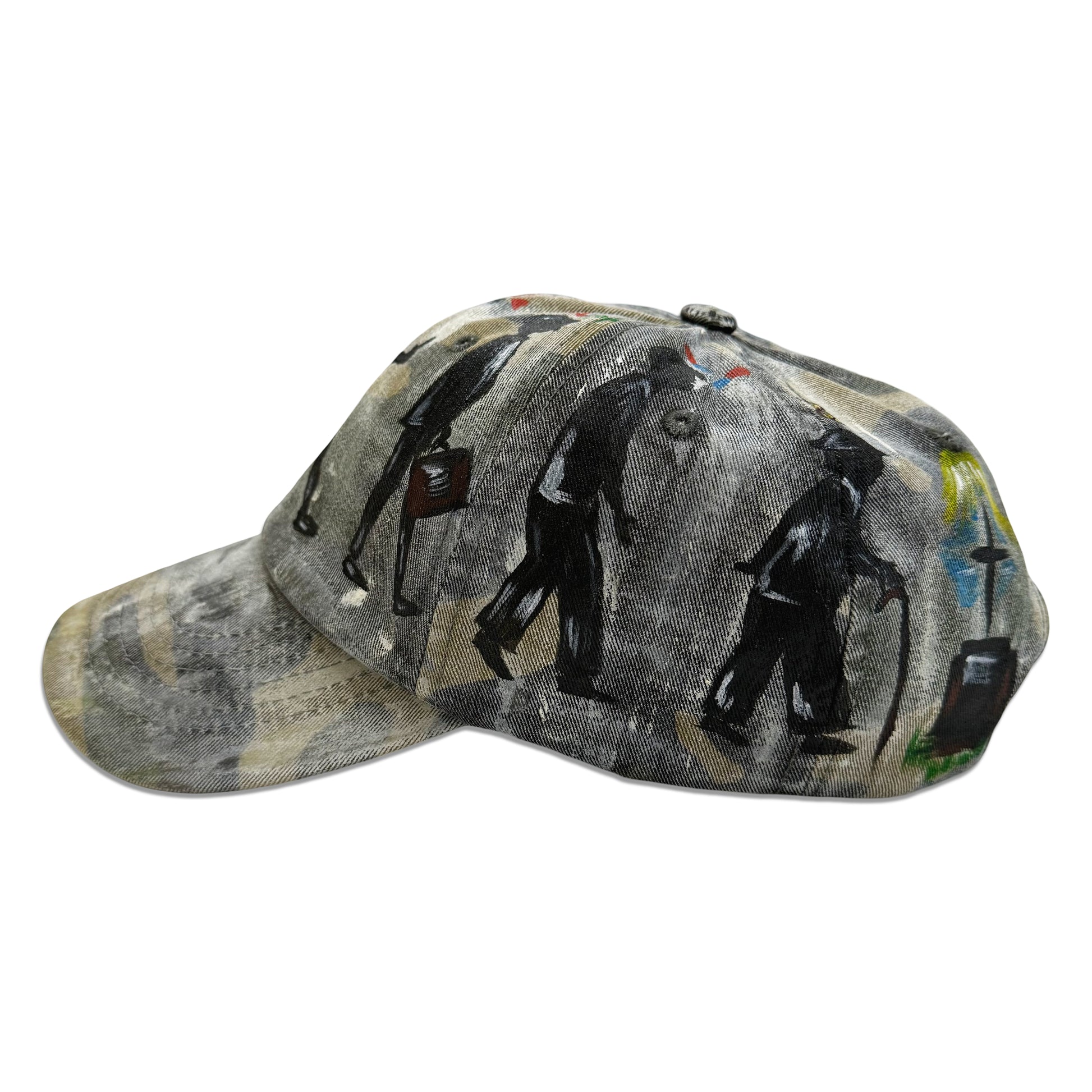 Suture Studios Hand Painted Life Cycle 6-Panel Camouflage Hat