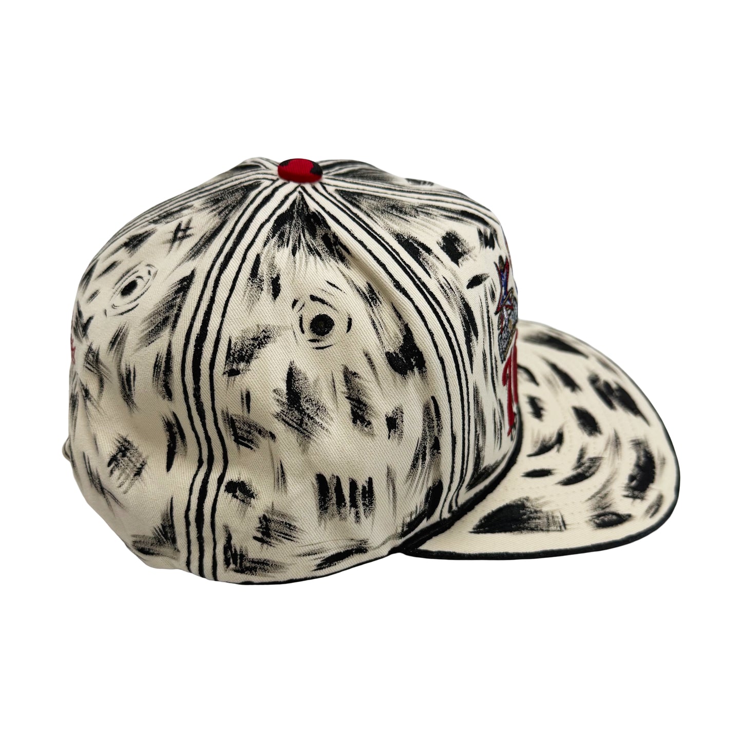 Suture Studios 1 of 1 Hand Painted Philadelphia 76ers 6-Panel Hat
