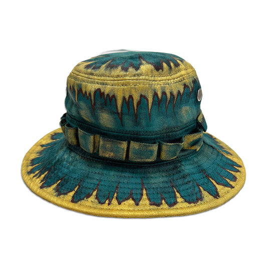 Suture Studios 1 of 1 Oxidized Bronze Hand Painted Boonie Hat