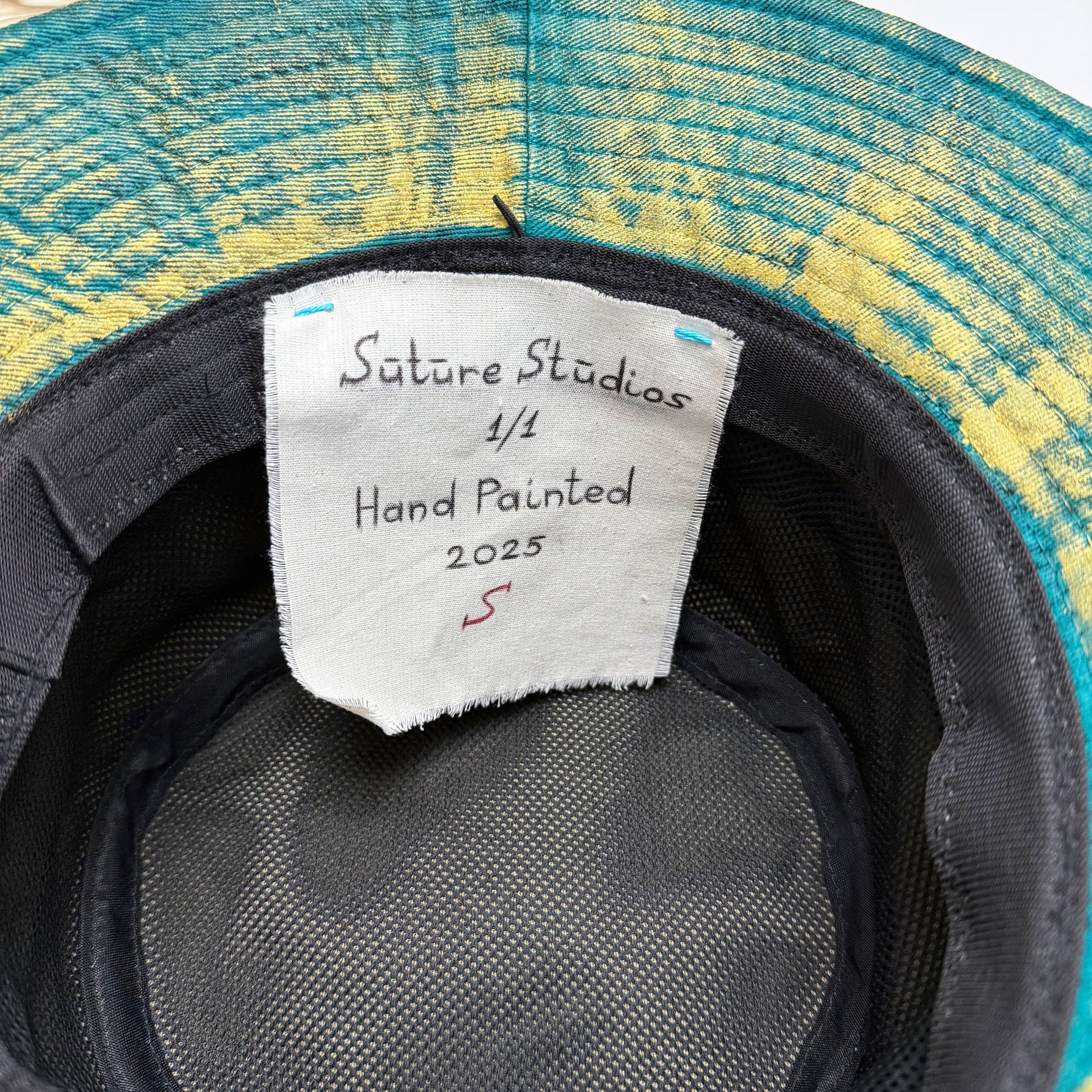 Suture Studios 1 of 1 Oxidized Bronze Hand Painted Boonie Hat