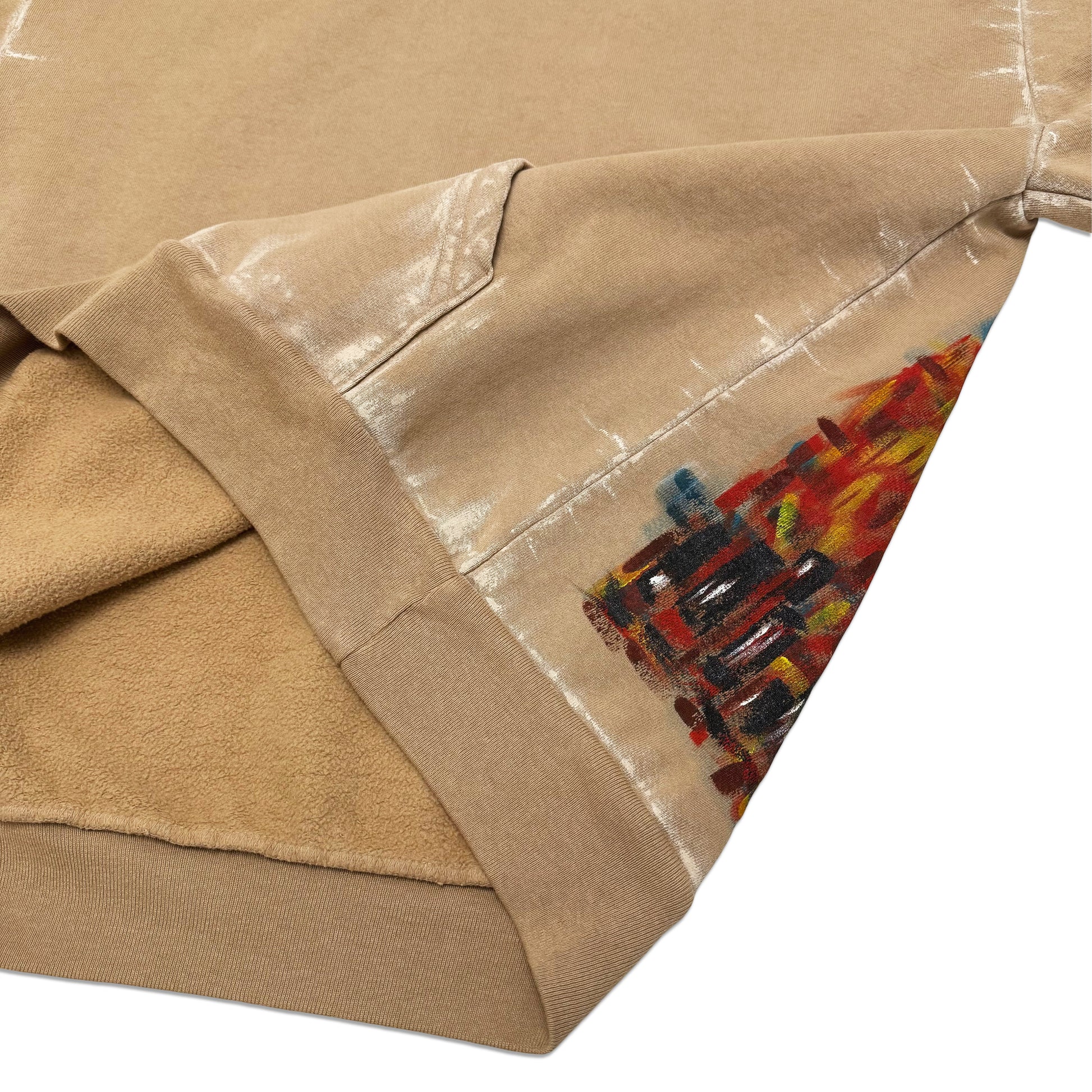 Suture Studios Consume Hand Painted Embroidered Hoodie Large
