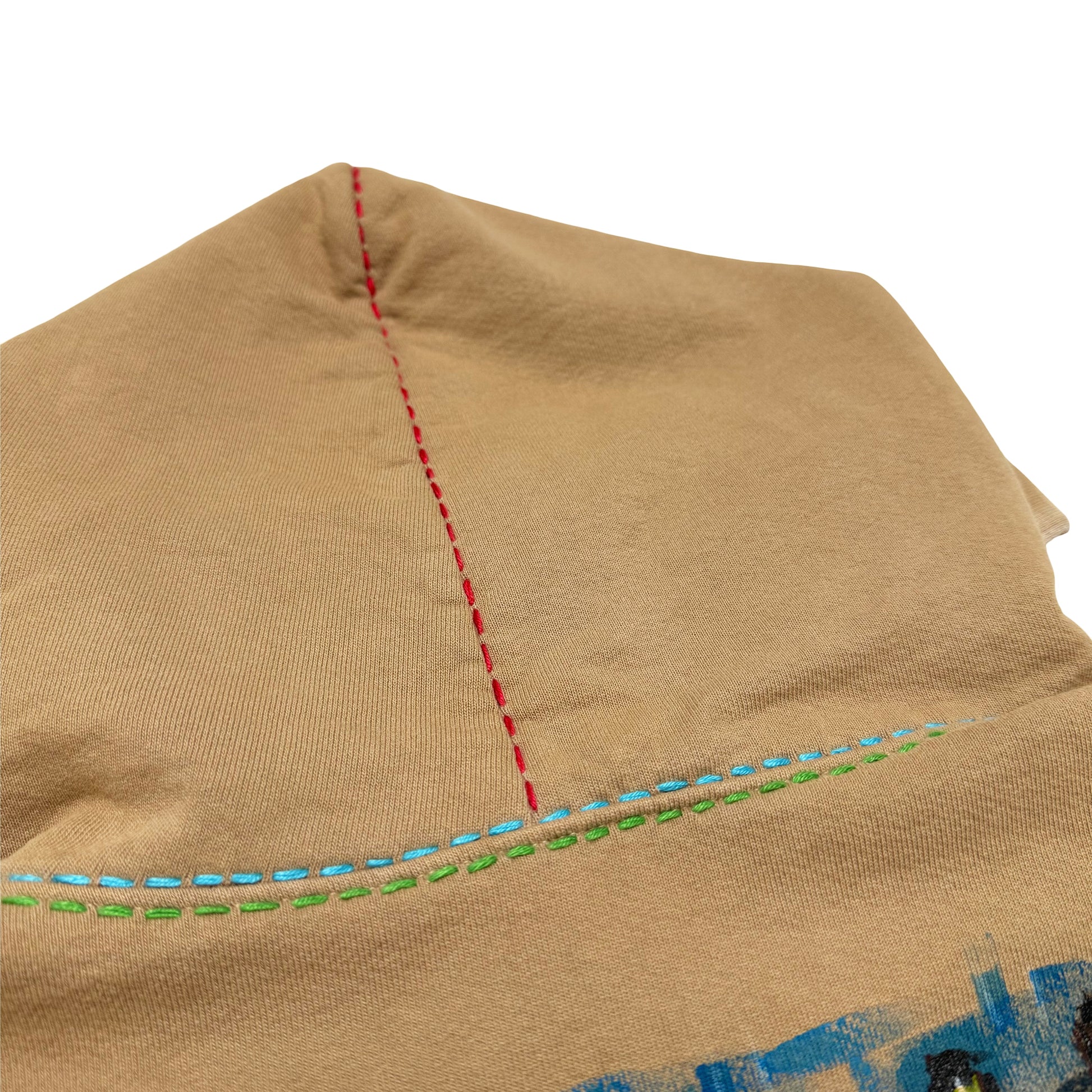 Suture Studios Consume Hand Painted Embroidered Hoodie Large