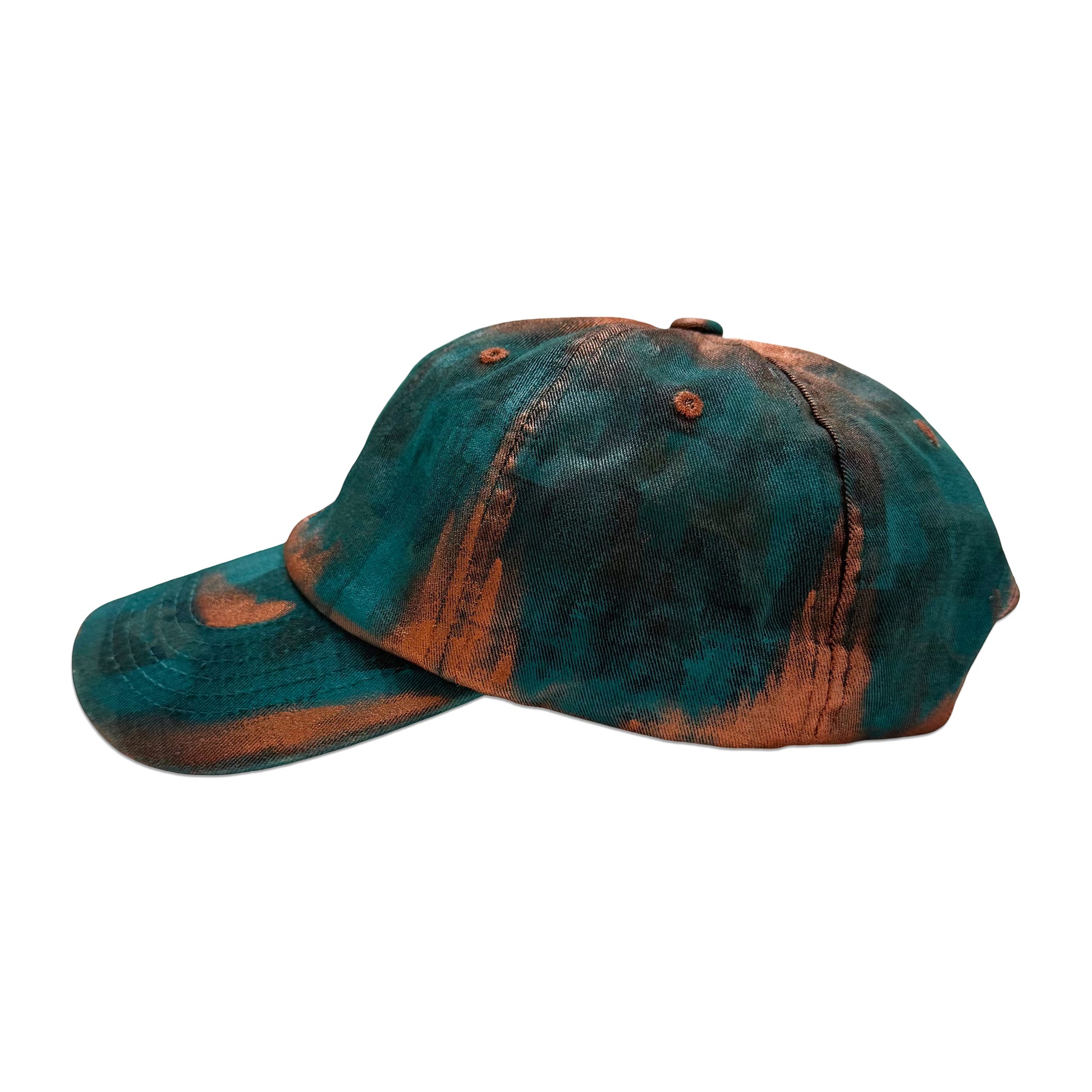 Suture Studios Hand Painted Copper Patina 6-Panel Hat
