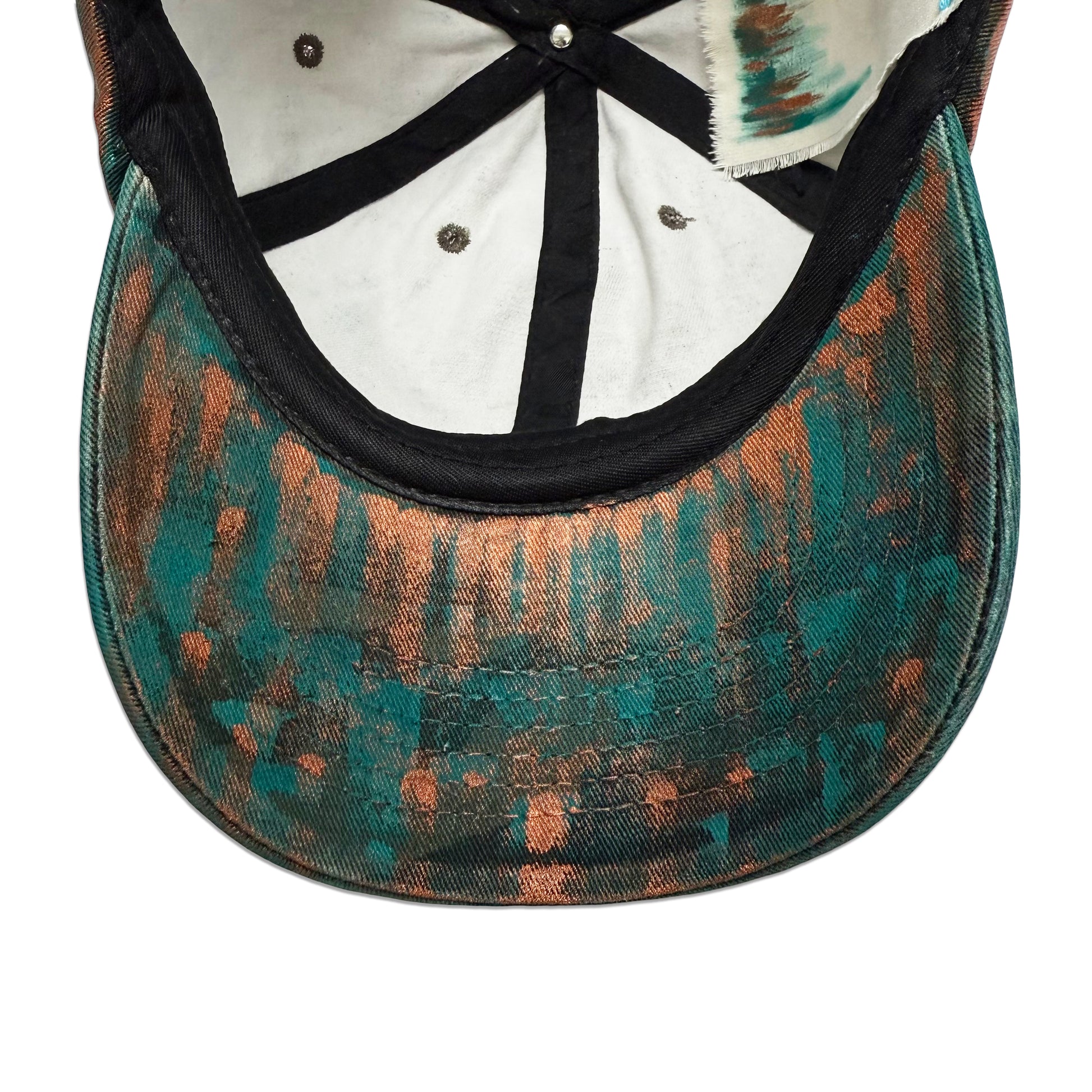 Suture Studios Hand Painted Copper Patina 6-Panel Hat