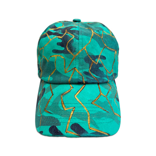 Suture Studios Hand Painted Kintsugi 6-Panel Hat