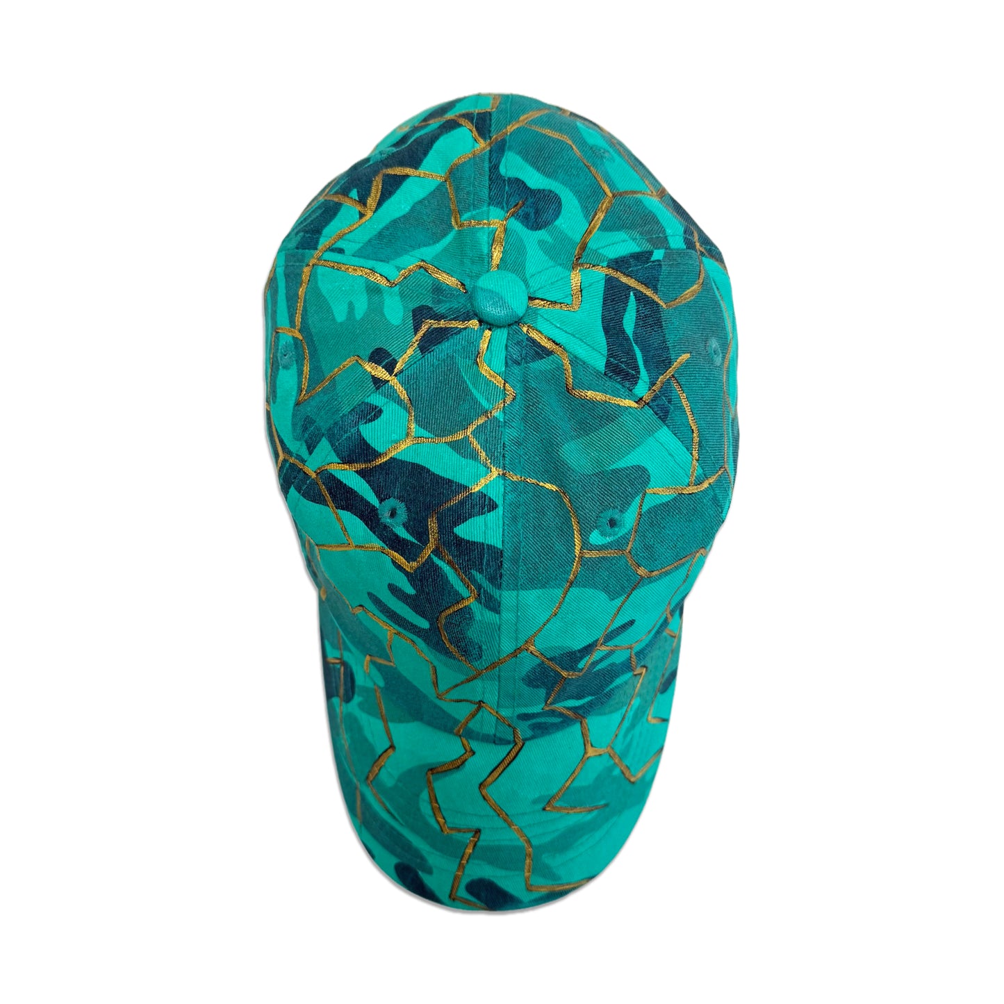 Suture Studios Hand Painted Kintsugi 6-Panel Hat