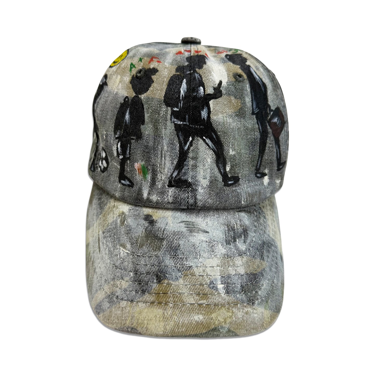 Suture Studios Hand Painted Life Cycle 6-Panel Camouflage Hat