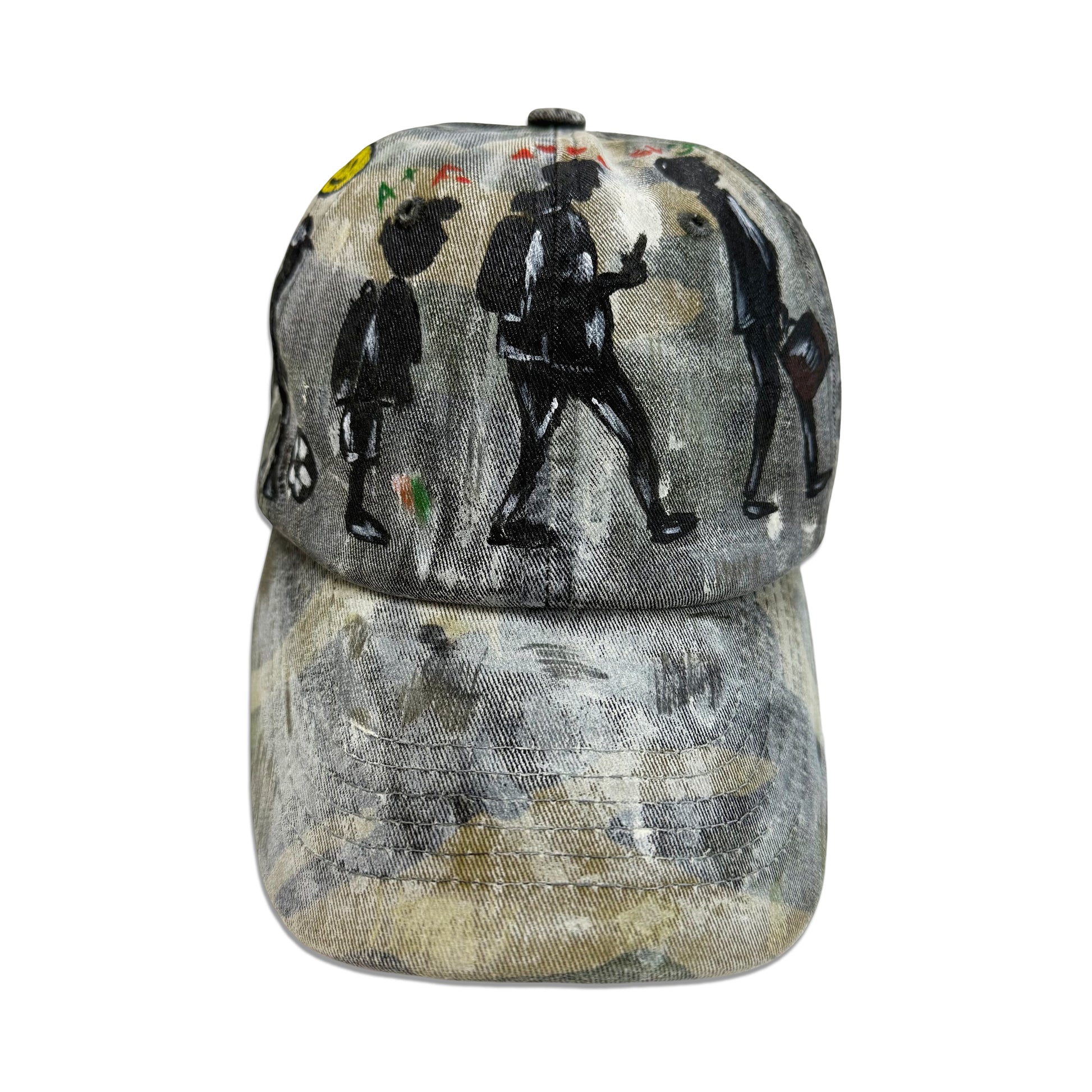Suture Studios Hand Painted Life Cycle 6-Panel Camouflage Hat