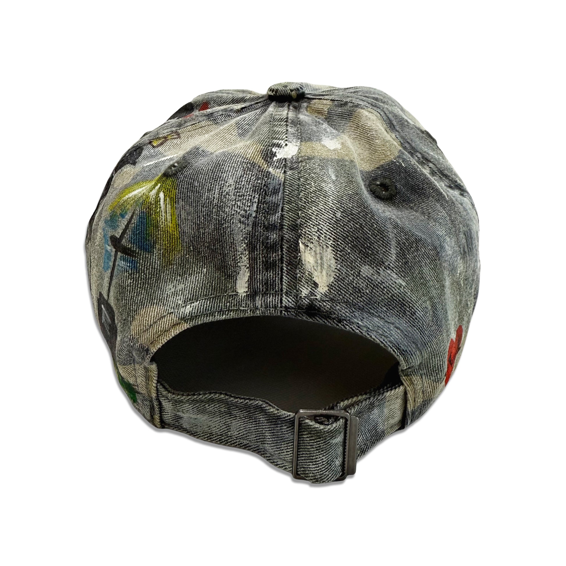 Suture Studios Hand Painted Life Cycle 6-Panel Camouflage Hat