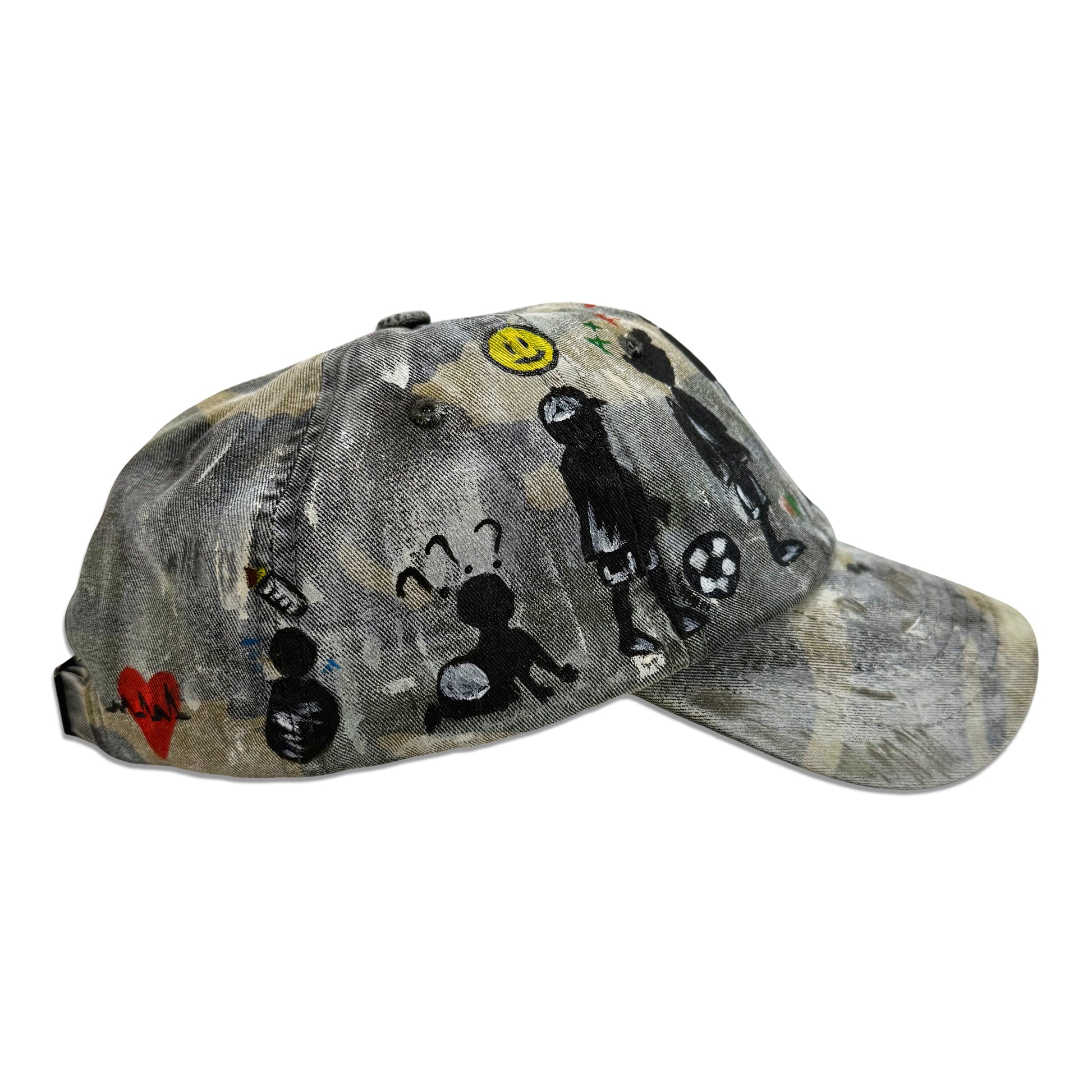 Suture Studios Hand Painted Life Cycle 6-Panel Camouflage Hat