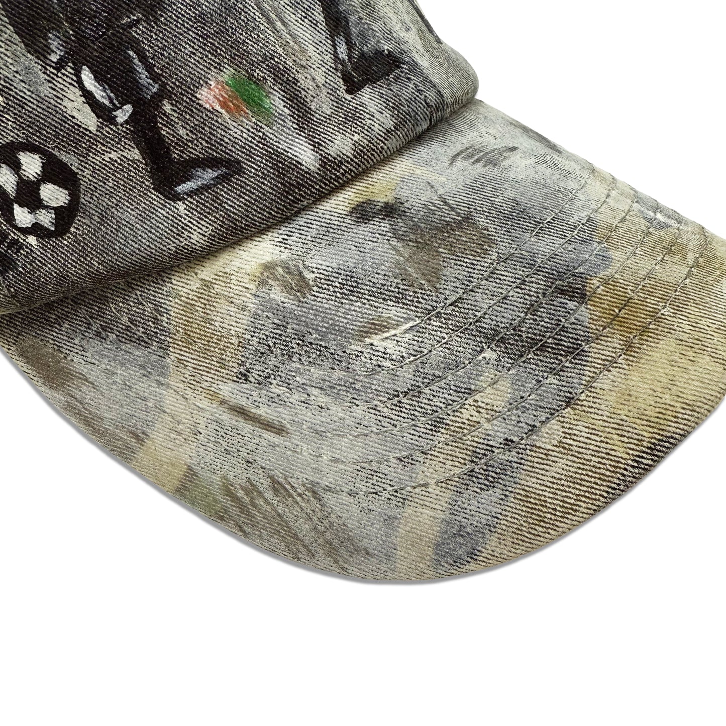Suture Studios Hand Painted Life Cycle 6-Panel Camouflage Hat