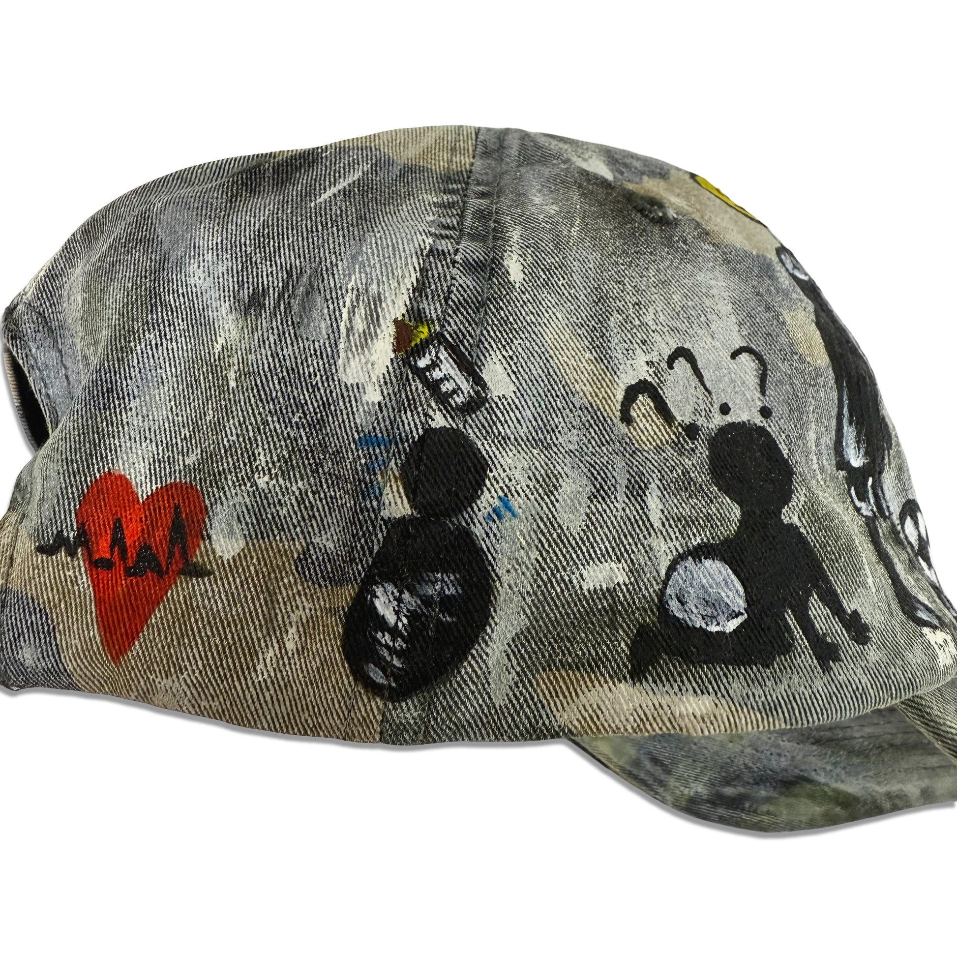 Suture Studios Hand Painted Life Cycle 6-Panel Camouflage Hat