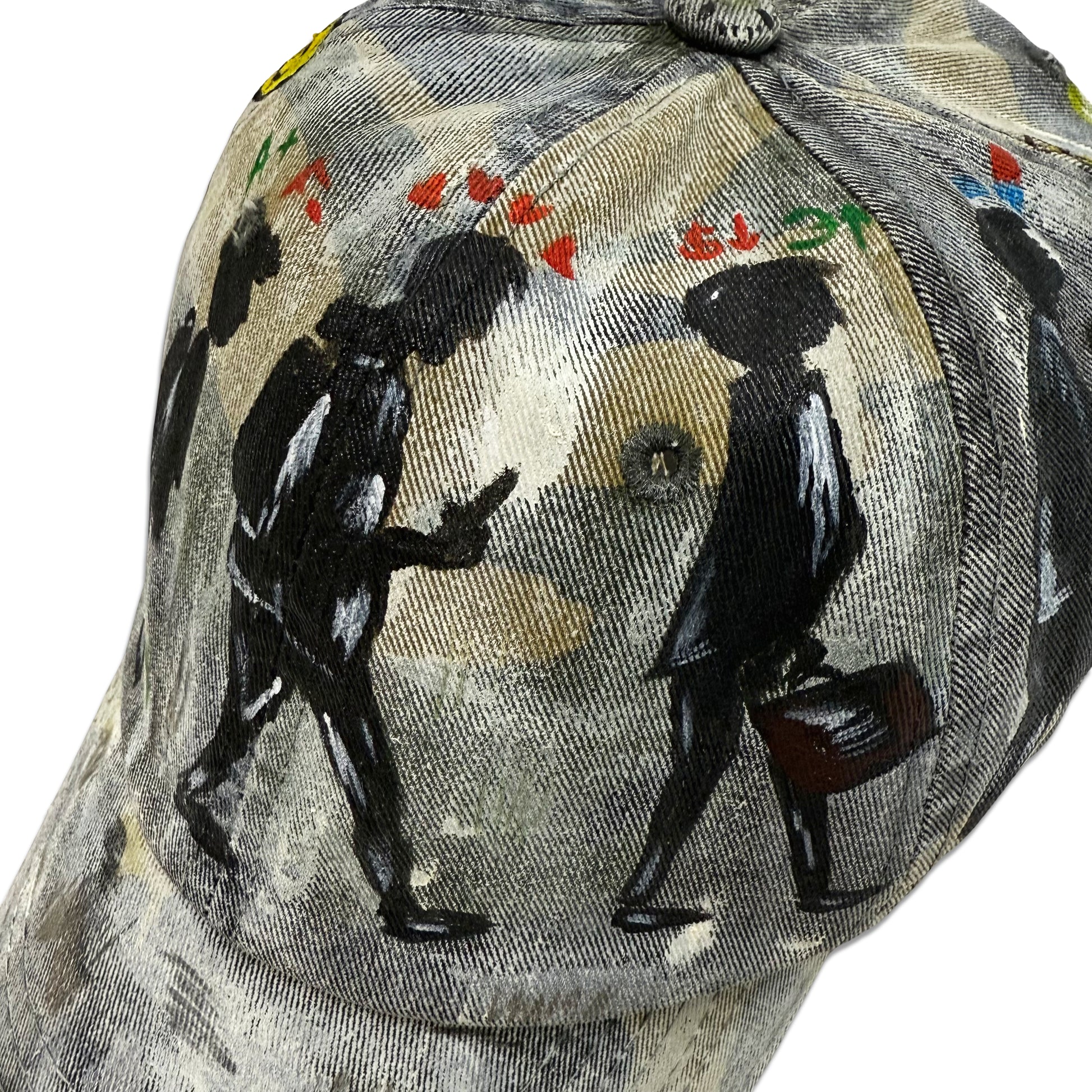Suture Studios Hand Painted Life Cycle 6-Panel Camouflage Hat