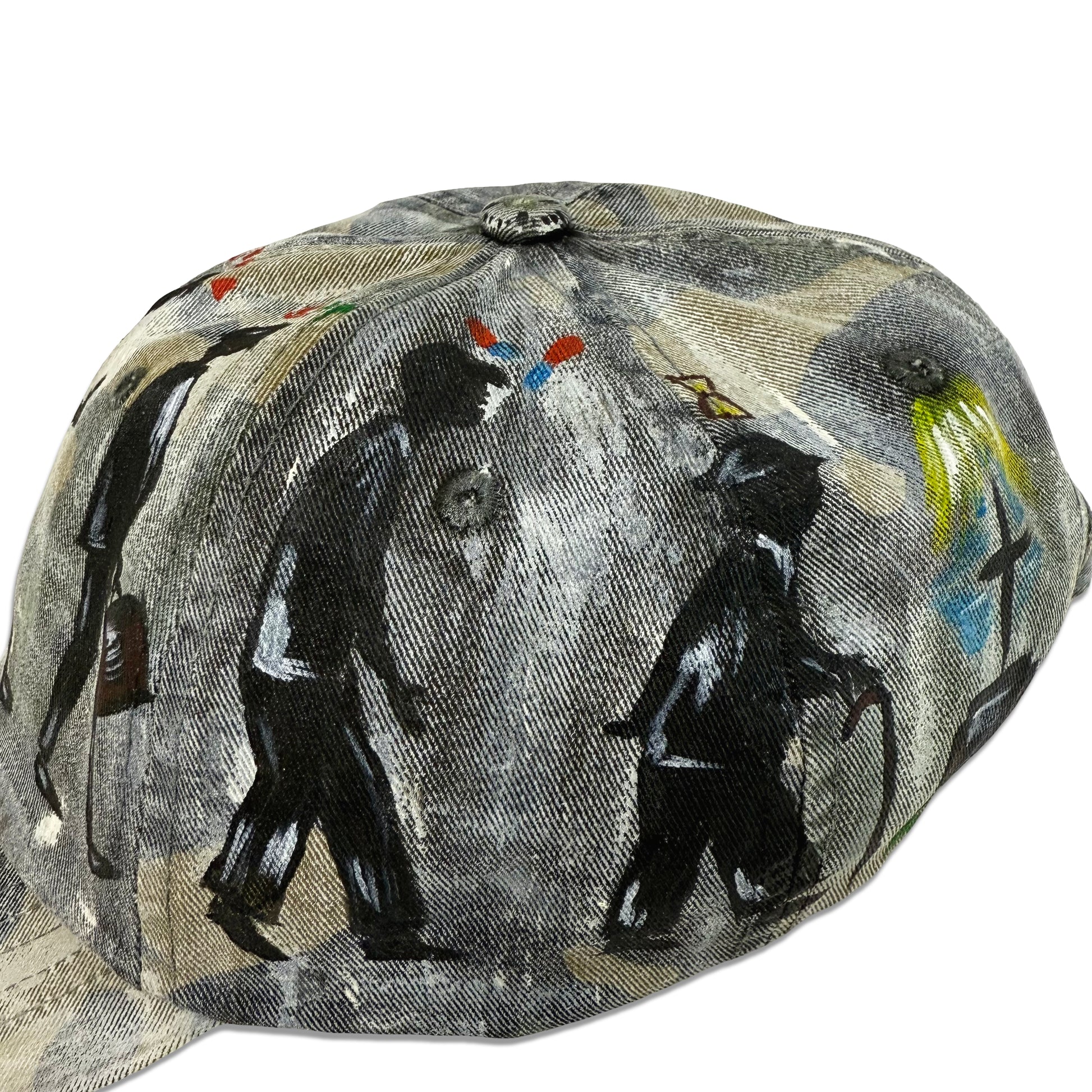 Suture Studios Hand Painted Life Cycle 6-Panel Camouflage Hat