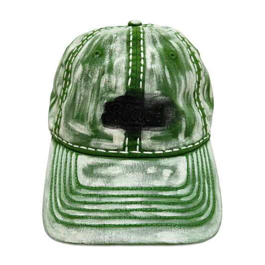 Suture Studios Hand Painted and Embroidered "Black" 6-Panel Hat