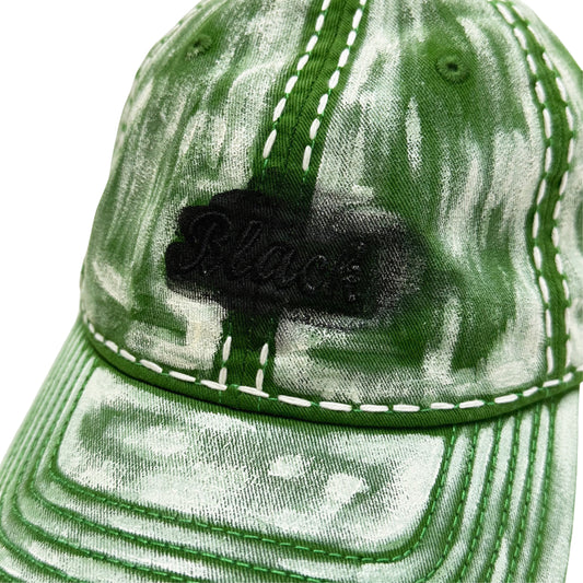Suture Studios Hand Painted and Embroidered "Black" 6-Panel Hat
