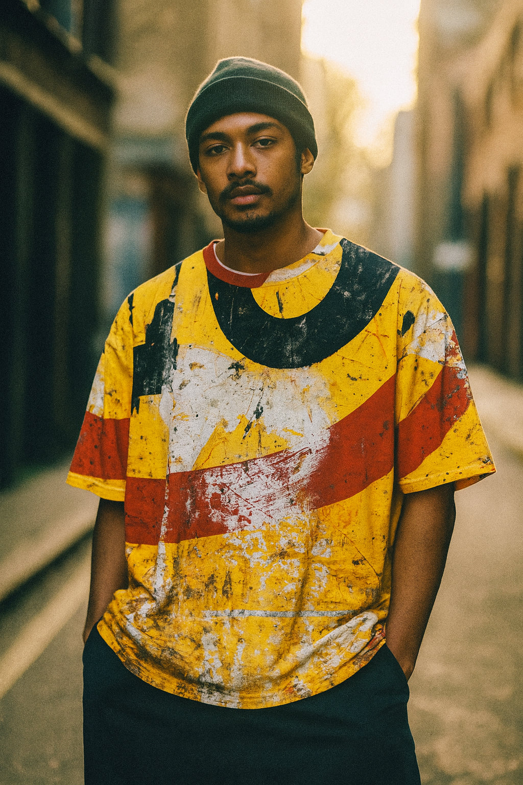 Suture Studios Road Construction All Over Graphic Oversized T-shirt