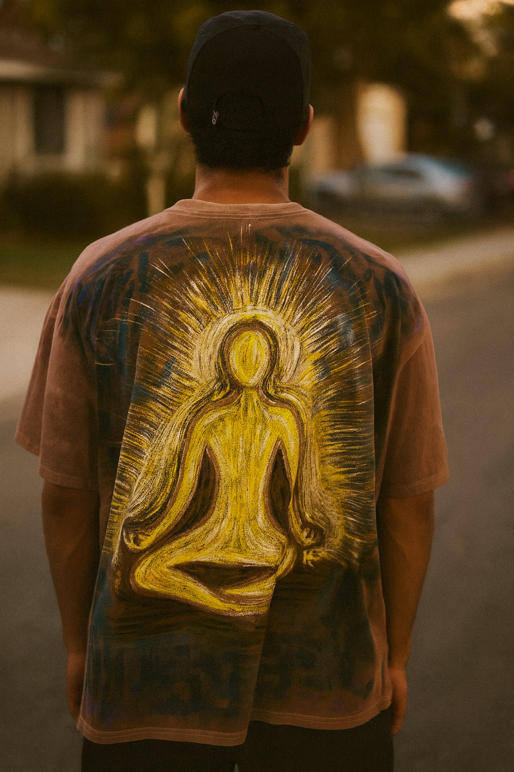 Suture Studios The Aspirer All Over Graphic Oversized T-shirt