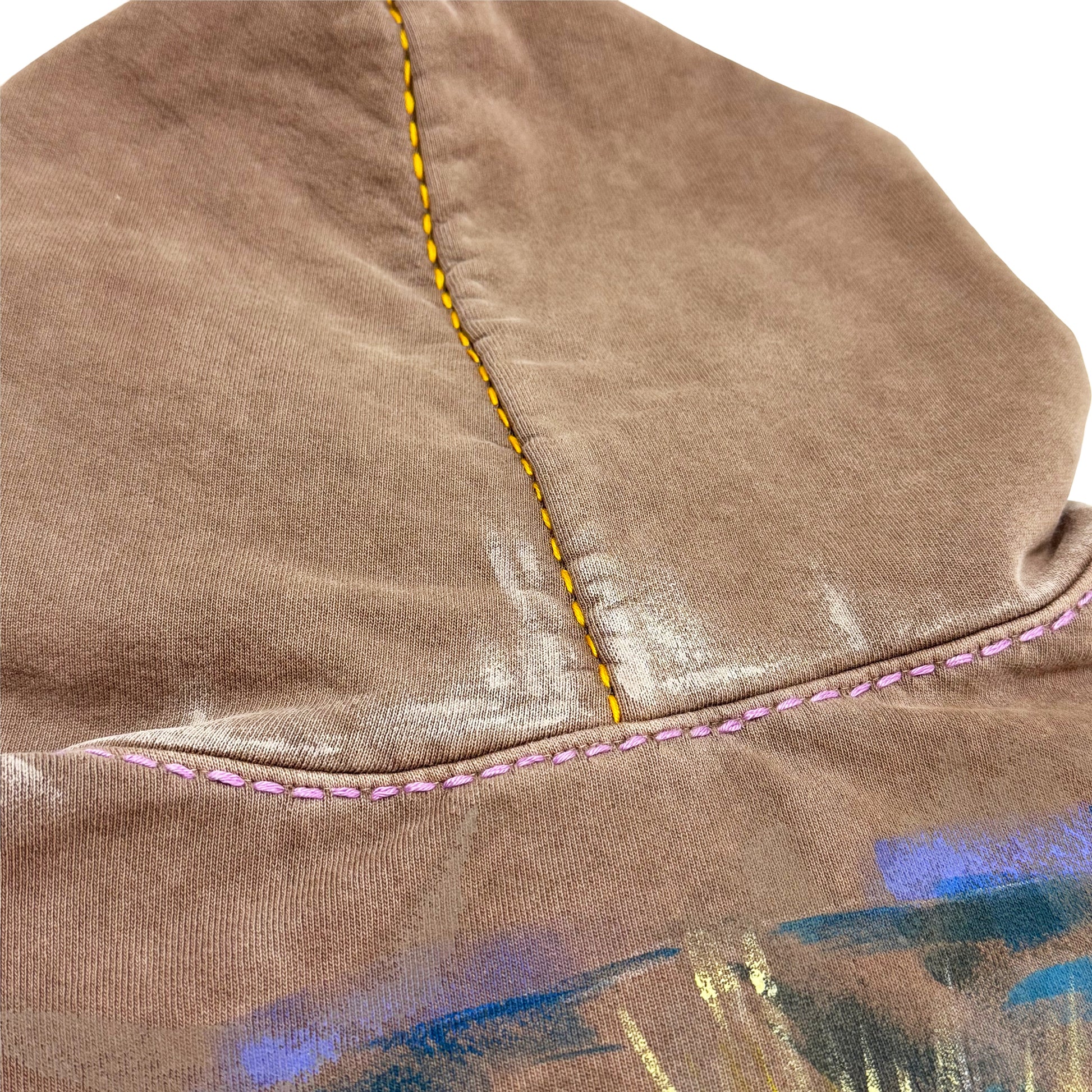 Suture Studios The Aspirer Hand Painted Embroidered Hoodie Extra Large