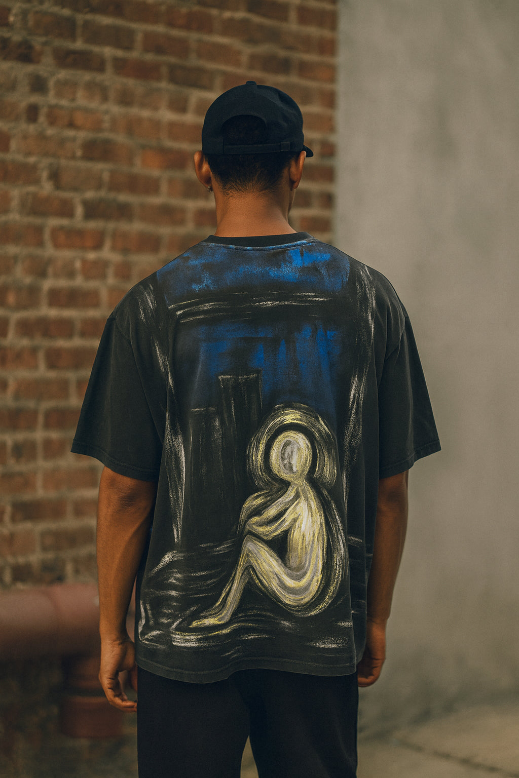 Suture Studios The Loner All Over Graphic Oversized T-shirt