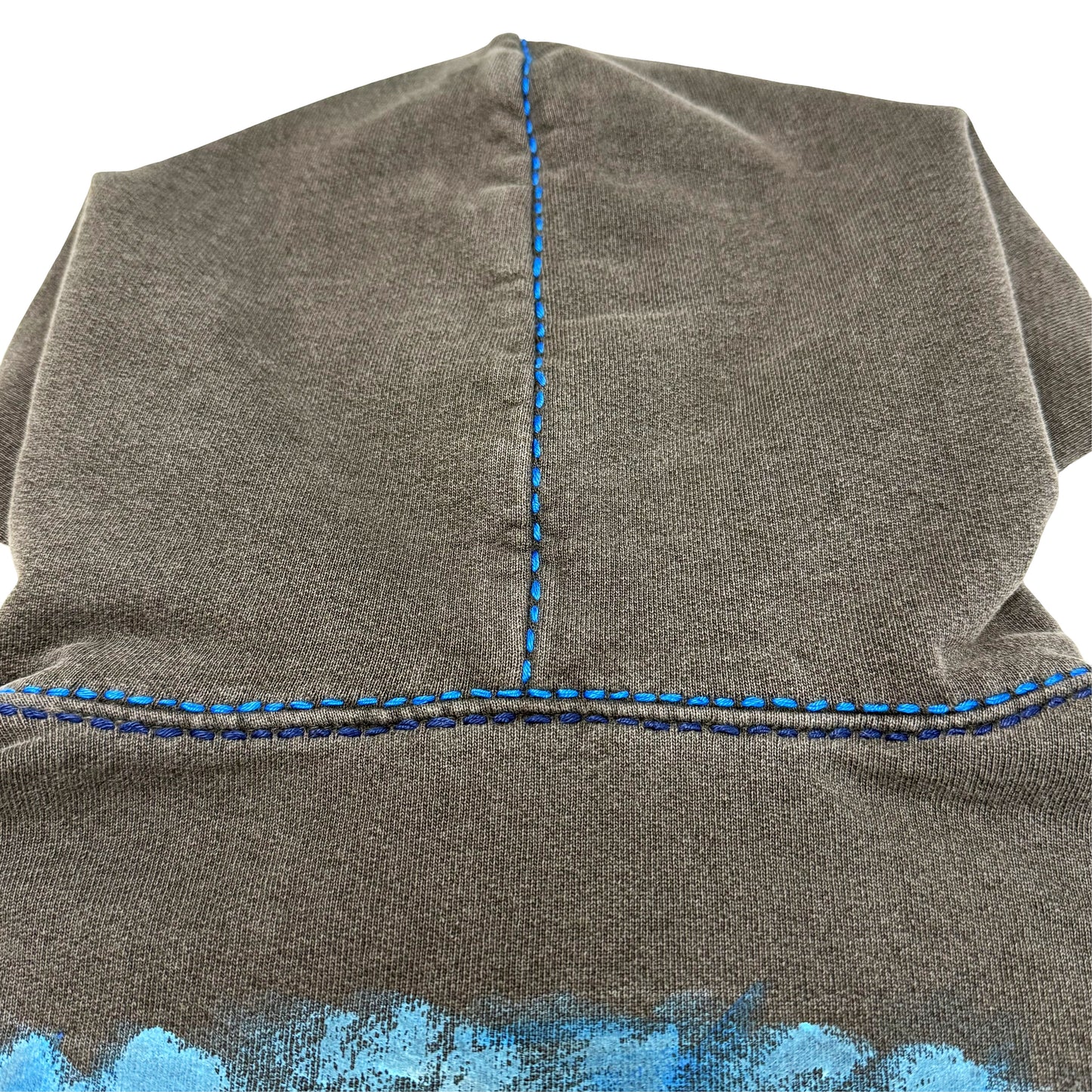 Suture Studios The Loner Hand Painted Embroidered Zip up Hoodie Large