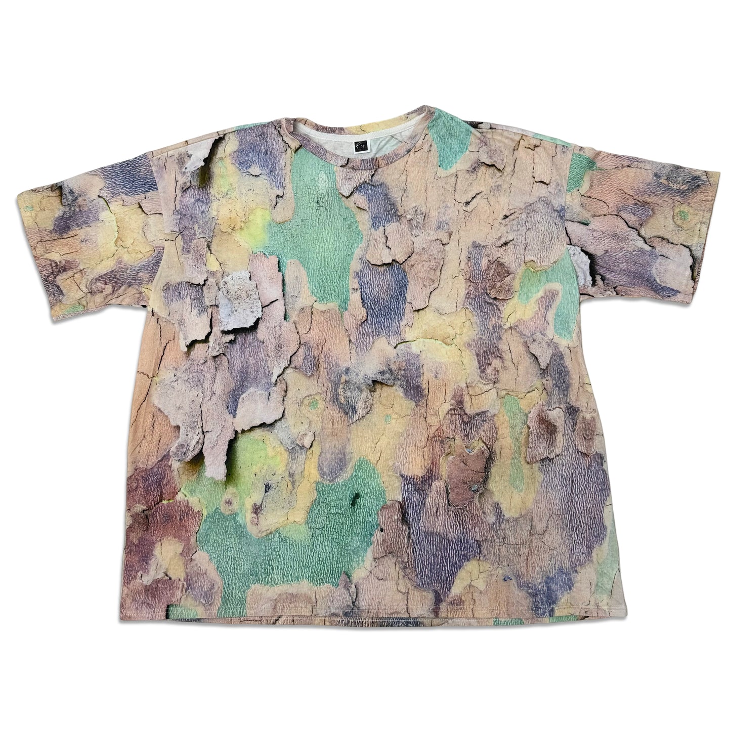Suture Studios Tree Bark Camouflage All Over Pattern T-shirt