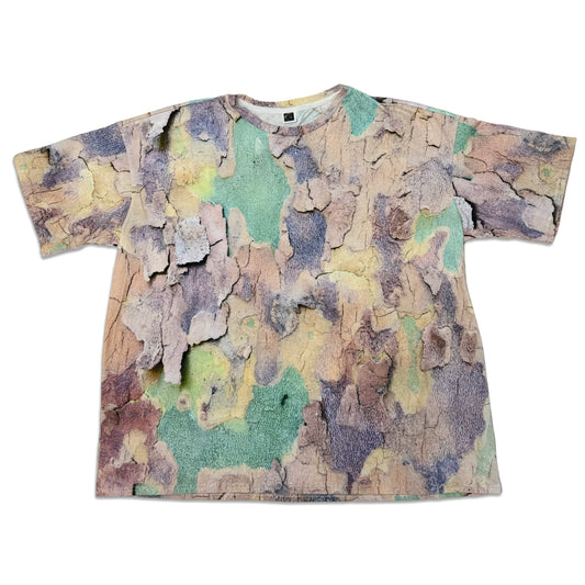 Suture Studios Tree Bark Camouflage All Over Pattern T-shirt