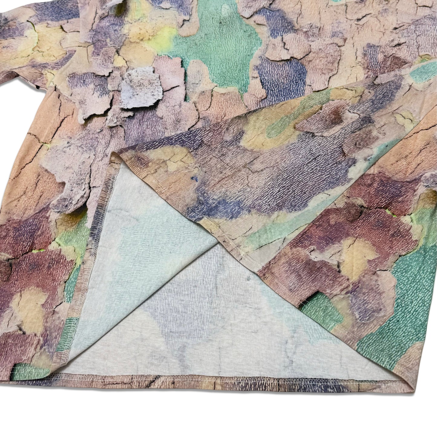 Suture Studios Tree Bark Camouflage All Over Pattern T-shirt