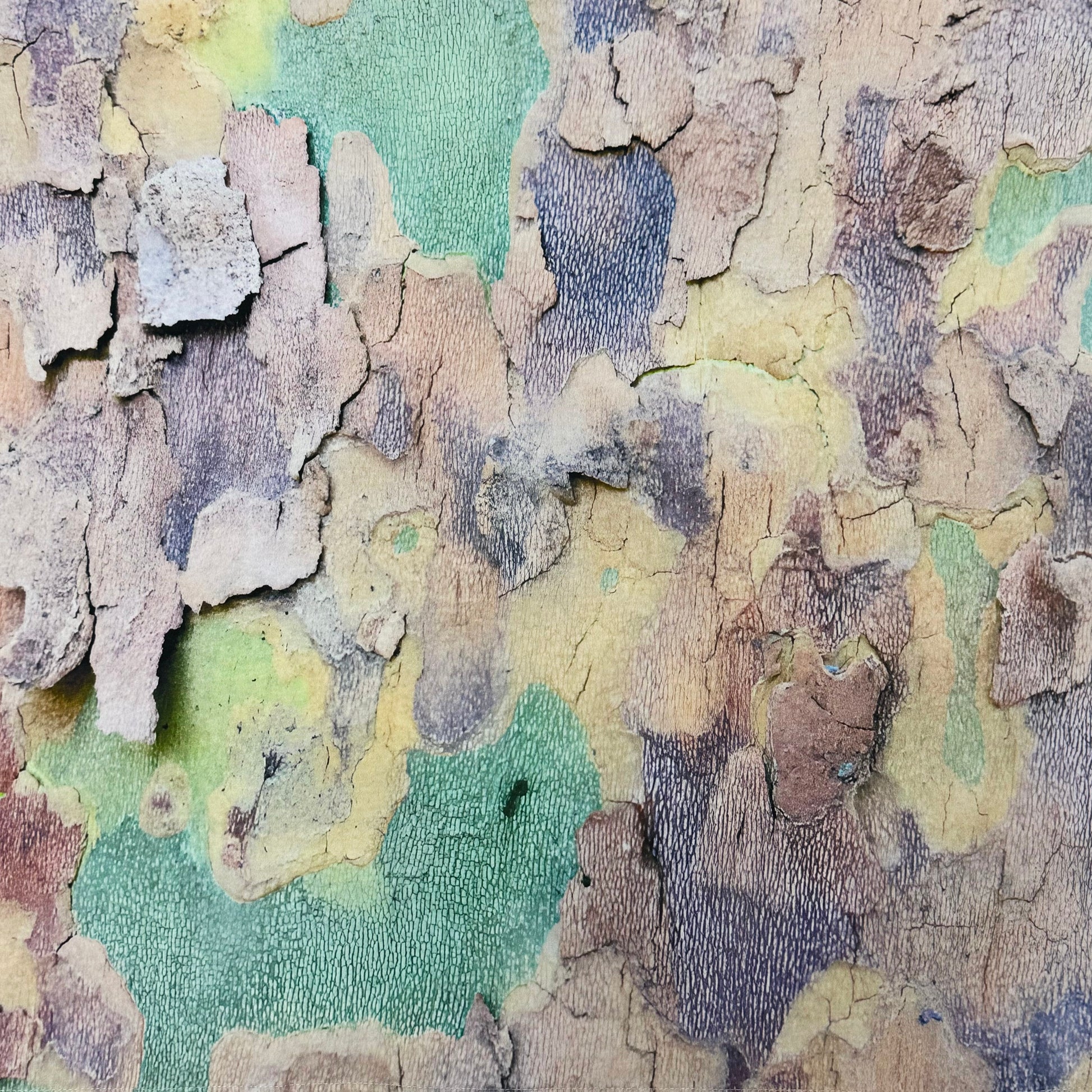 Suture Studios Tree Bark Camouflage All Over Pattern T-shirt