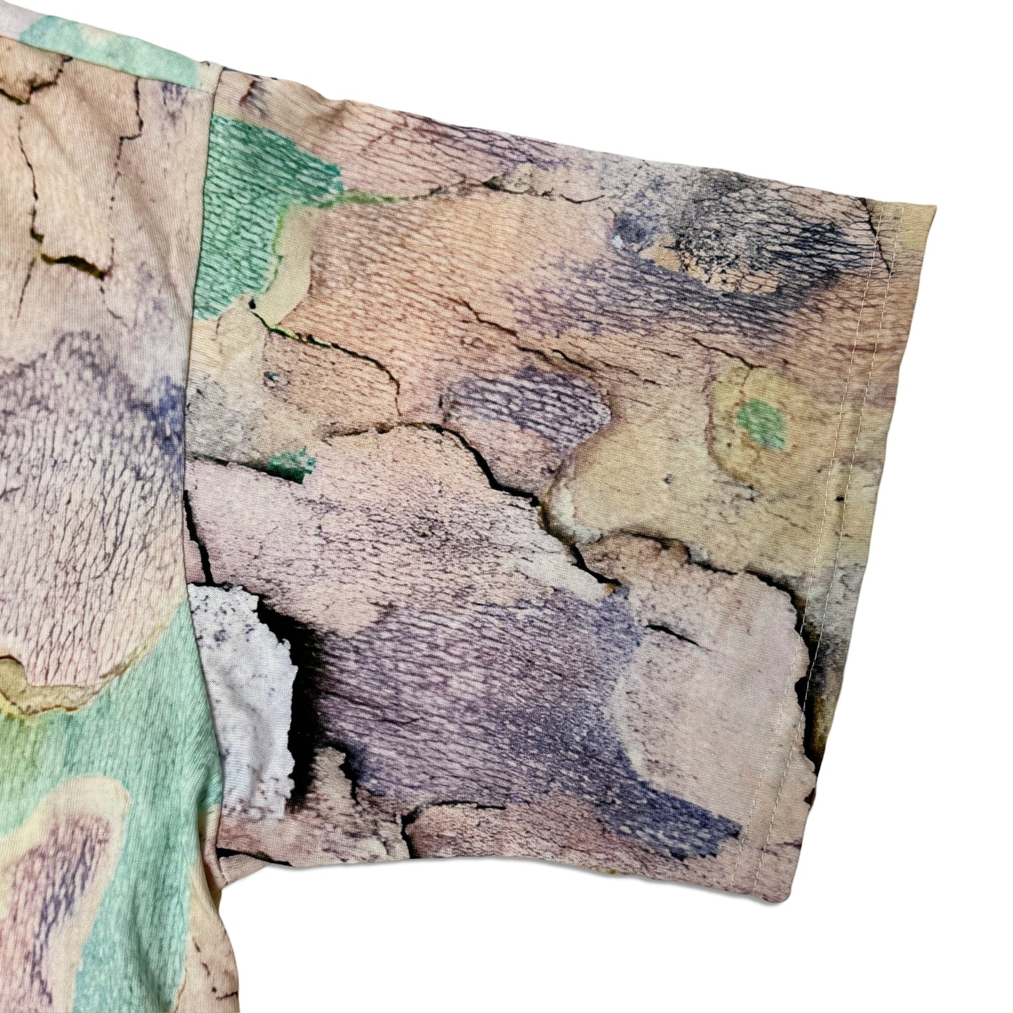 Suture Studios Tree Bark Camouflage All Over Pattern T-shirt