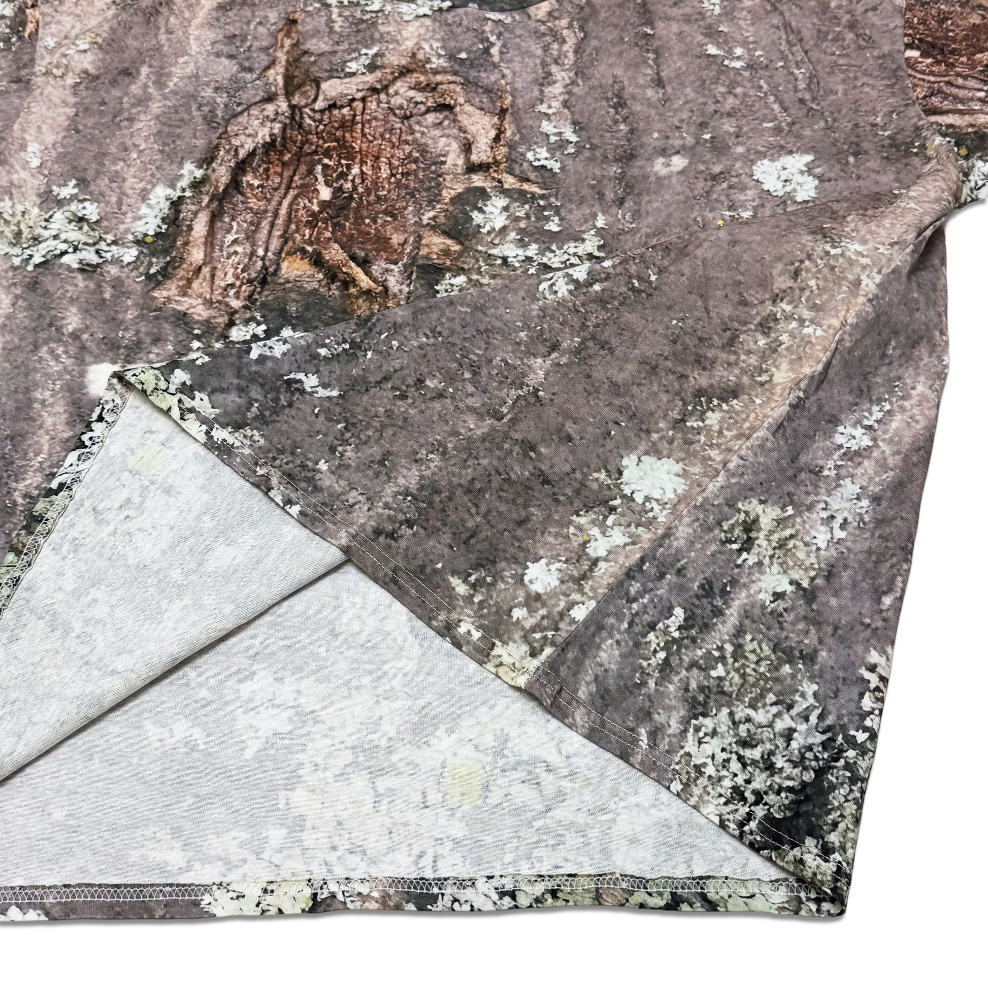 Suture Studios Tree Lichen Camouflage All Over Graphic Pattern Oversized T-shirt